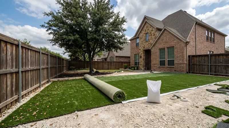 Residential Artificial Grass Installation Plano