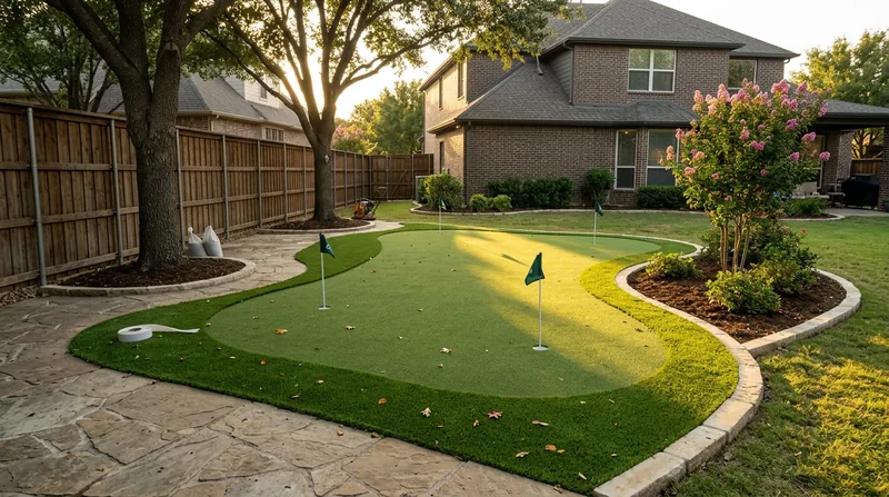 Putting Green Installation Plano