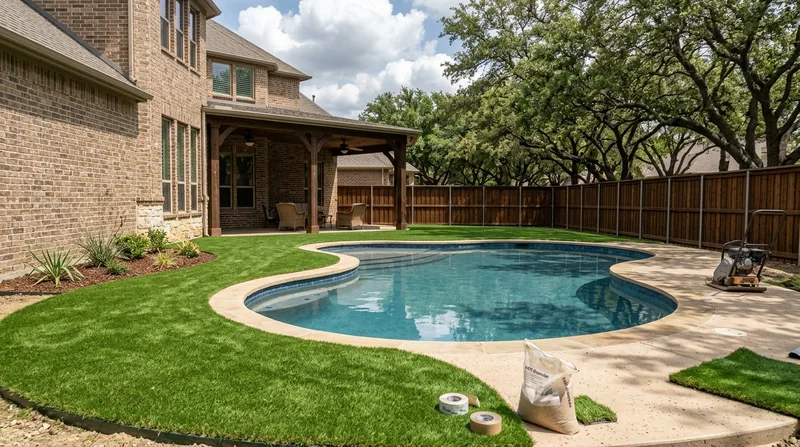 Pool Surround Turf Plano