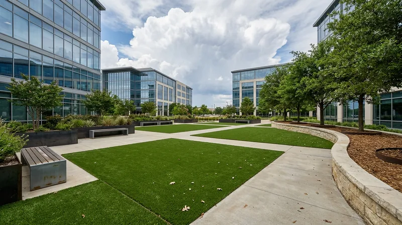 Commercial Artificial Grass Installation Plano